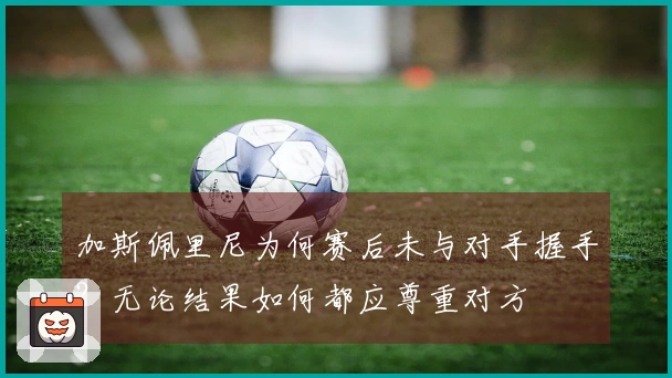 加斯佩里尼为何赛后未与对手握手？无论结果如何都应尊重对方